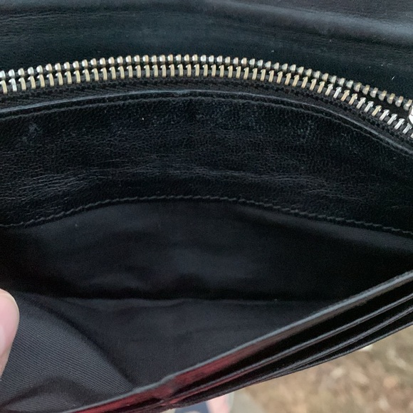 Loewe Black Soft Leather Wallet Bifold Unisex Slim Wallet Nappa GUC - Picture 13 of 16